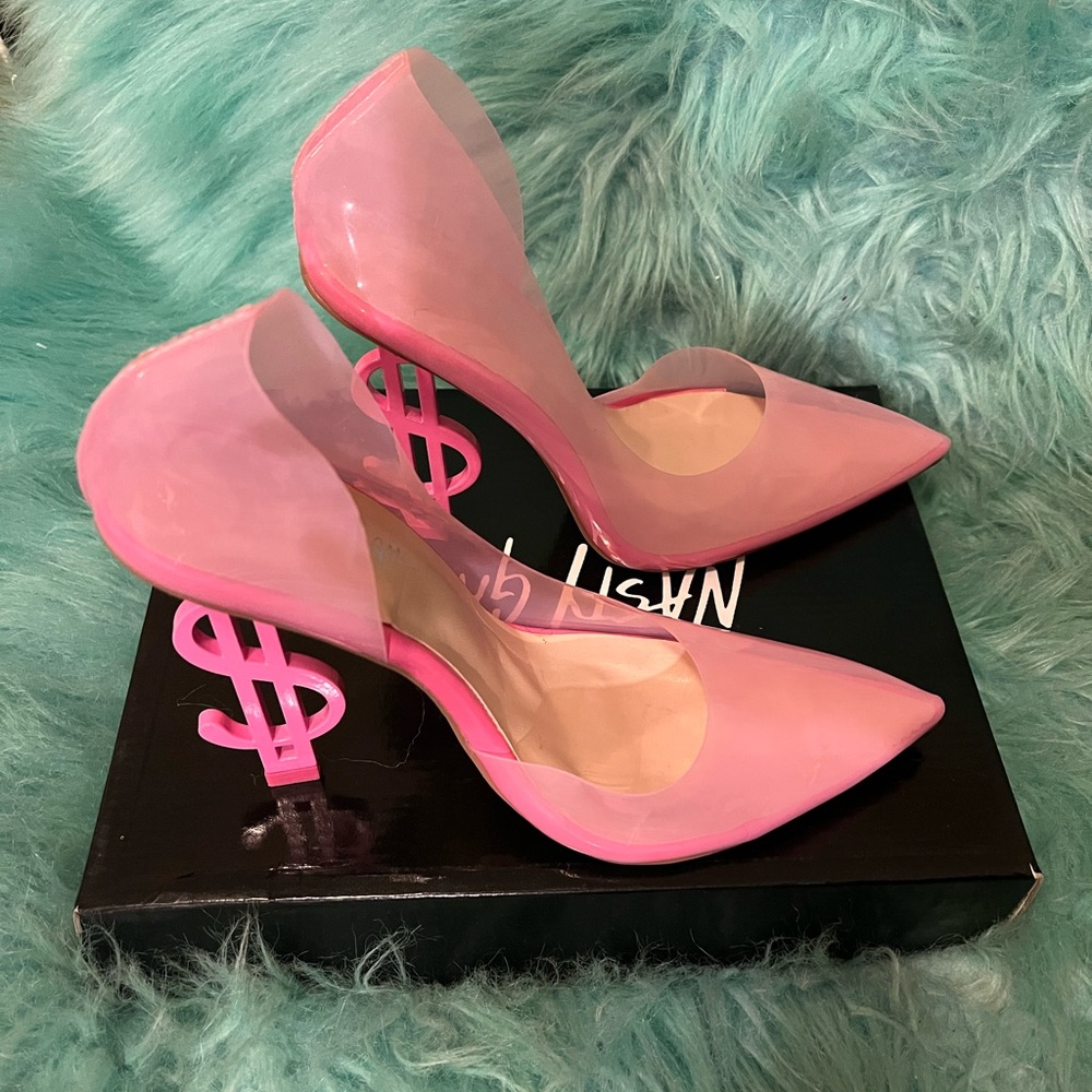 Pretty pink $ Heeled shoes